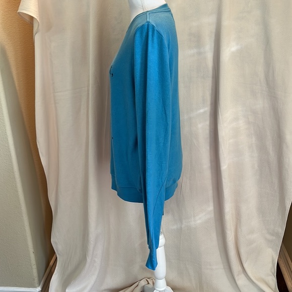 God Save LA Robins-Egg Blue Message Sweatshirt. Size O/S - Picture 4 of 11